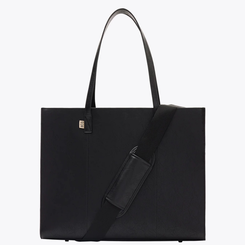 Black Large Work Tote Beis